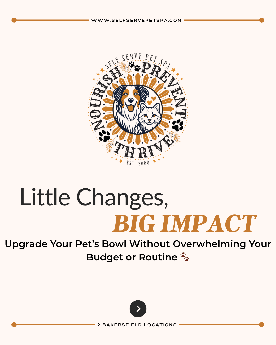 Little changes, big impact.