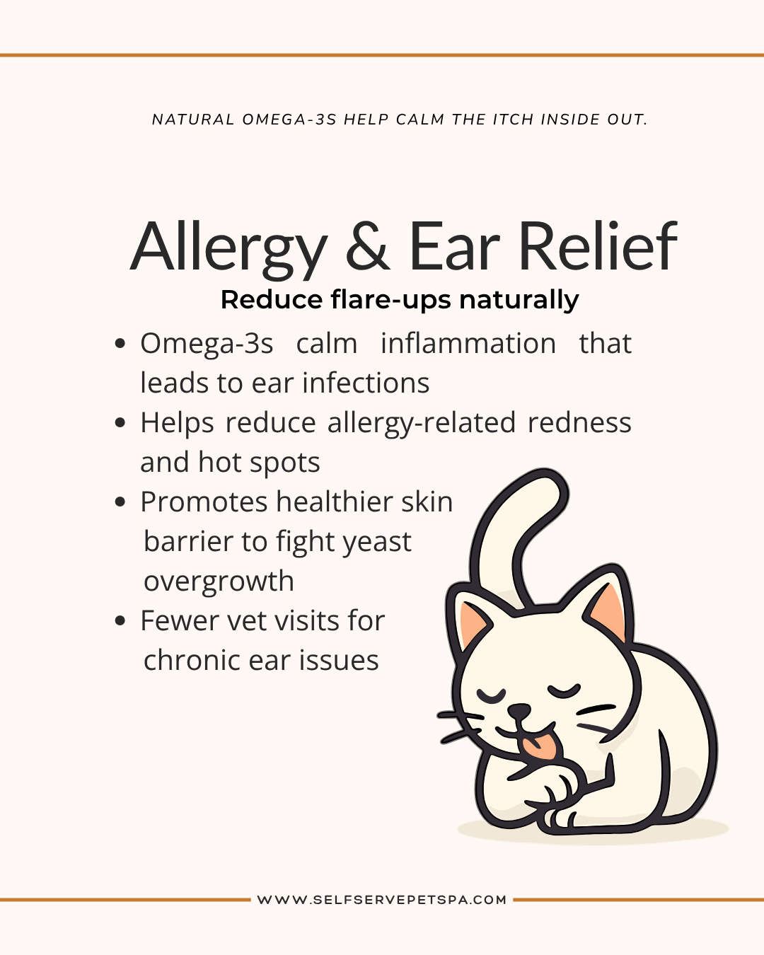 Allergy and ear infection relief with sardines